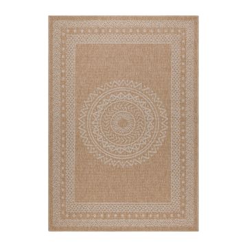 Dhaka Shapl binnen- & buitenkleed loper 80x250cm jute beige
