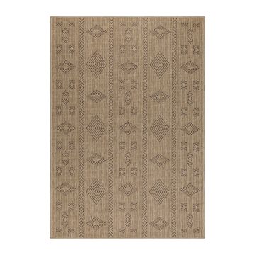 Dhaka Baita binnen- & buitenkleed rechthoek 240x340cm jute zwart
