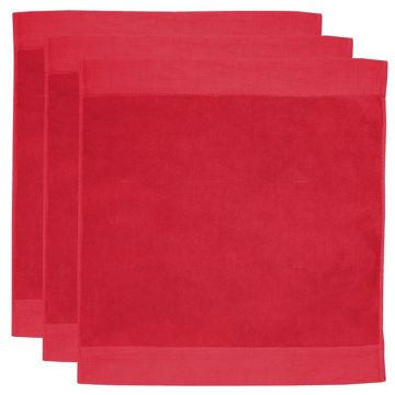 Seahorse Pure badmat 50x60cm rood (3 stuks)