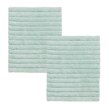 Seahorse Board badmat 50x60cm lelie groen (2 stuks)