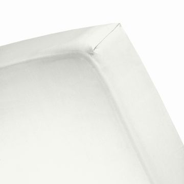 Cinderella Morning hoeslaken 70x200/210cm flanel ivoorwit (tot 30cm)