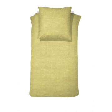 Cinderella Lyn 1-persoons dekbedovertrekset 155x220cm katoen mustard