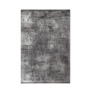 Elite Lunova vloerkleed laagpolig rechthoek 240x340cm grijs