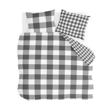 Falsterbo dekbedovertrek 200x220cm grijs