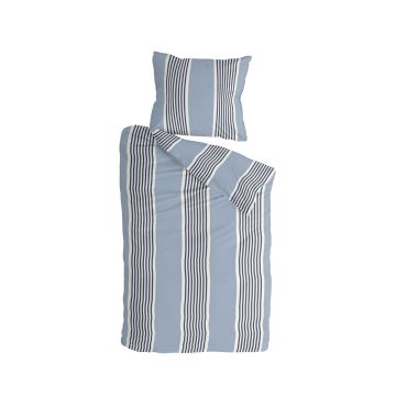 Get-away dekbedovertrek 140x220cm blauwgrijs