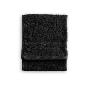 Bath Basics gastendoek 30x50cm zwart (2 stuks)