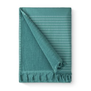 Bath Basics hamamdoek/fouta 100x180cm groen