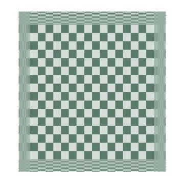 DDDDD Barbeque theedoek 65x65cm groen (6 stuks)