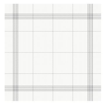 DDDDD Morvan theedoek 60x65cm bio katoen wit (6 stuks)