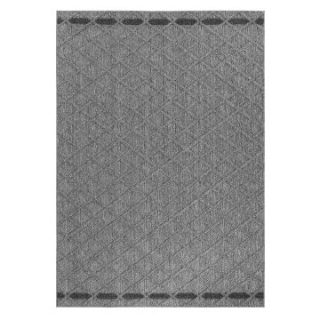 Patara Petek buitenkleed laagpolig rechthoek 80x150cm grijs
