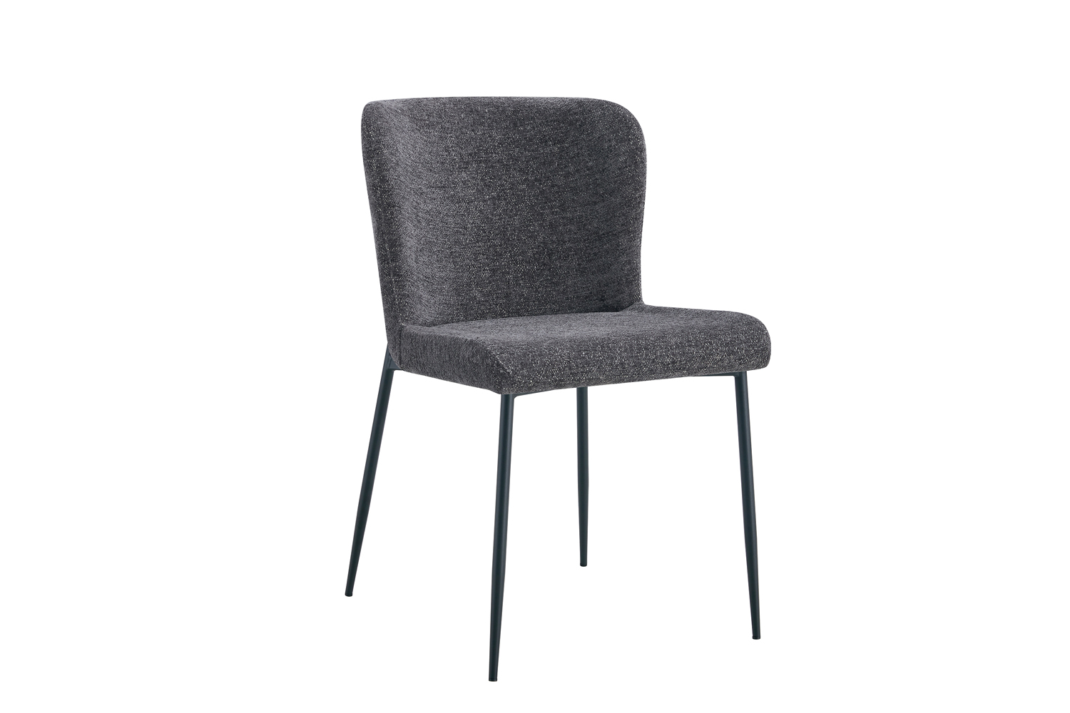 Lira Eetkamerstoel – Stof – Donkergrijs
