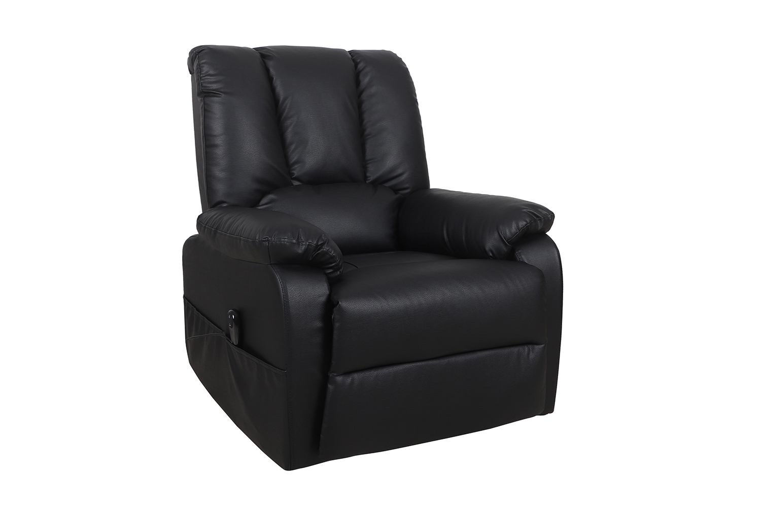 Osra Electrische Relaxfauteuil met Lift – Kunstleer – Zwart