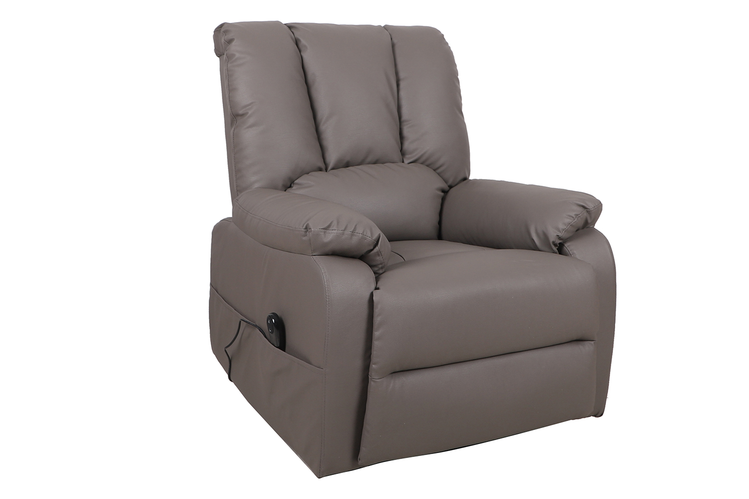 Osra Electrische Relaxfauteuil met Lift – Kunstleer – Taupe