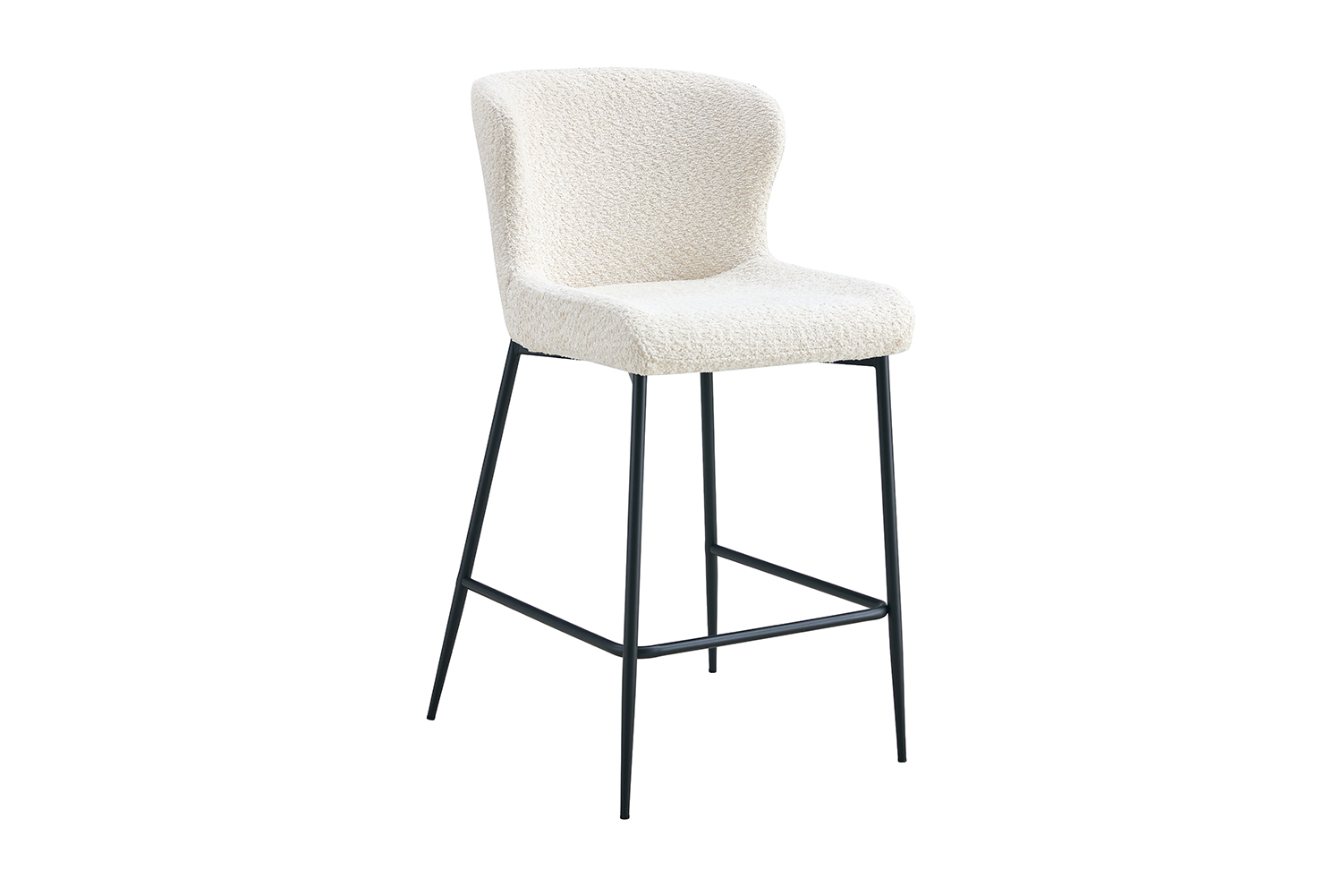 Liso Barkruk – Bouclé – Ecru