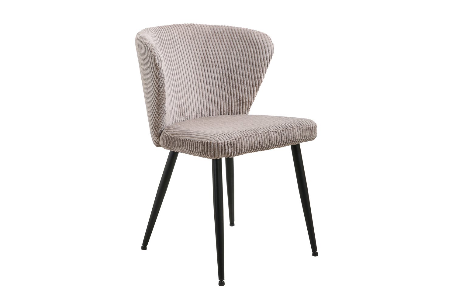 Toran Eetkamerstoel – Ribstof – Zand