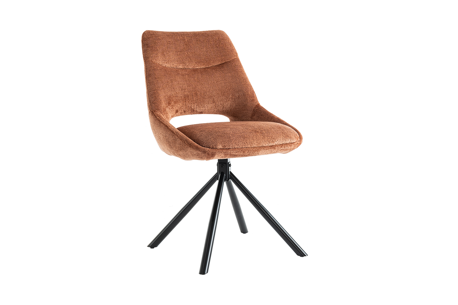 Dario Eetkamerstoel – Stof – Roest Bruin