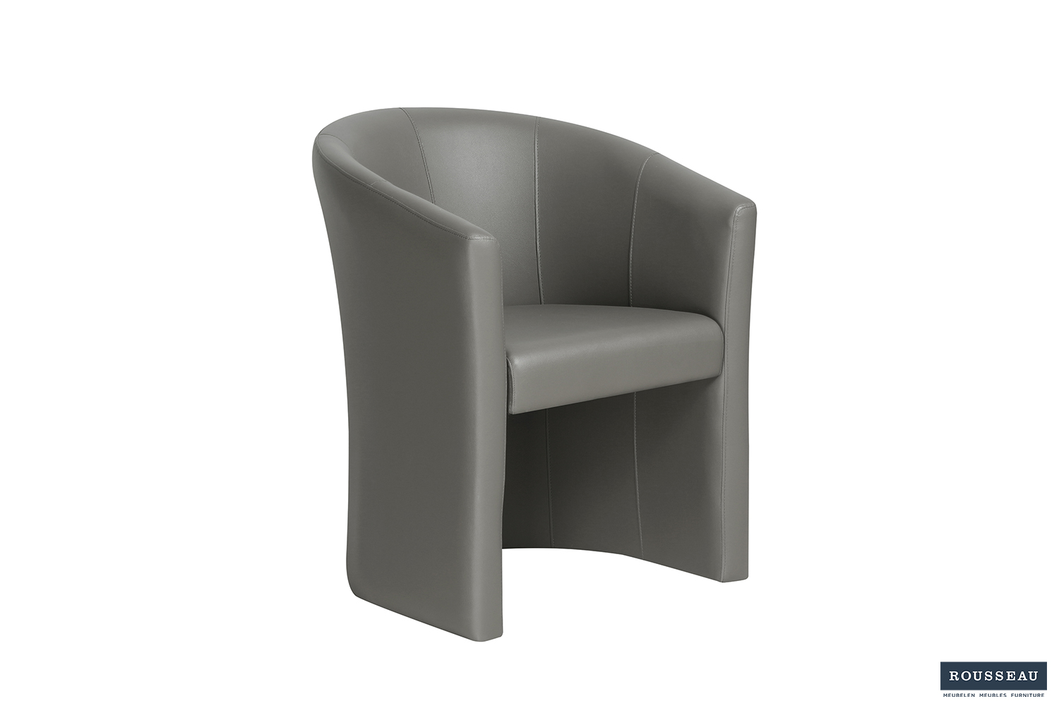 Charu Kuipstoel – Kunstleer – Taupe