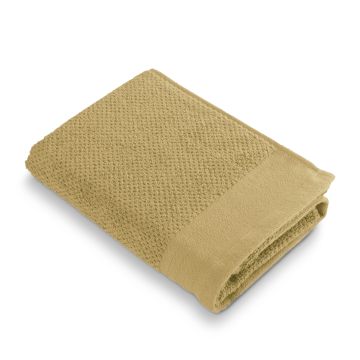 Soft Cotton Popcorn baddoek 50x100cm geel