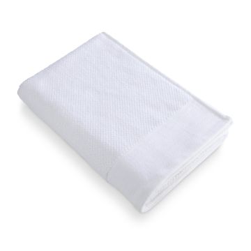 Soft Cotton Popcorn badlaken 70x140cm wit