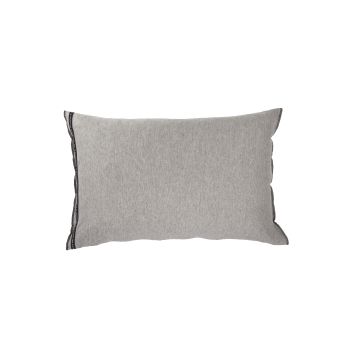 Soft Jersey sierkussen 40x60cm grijs/antraciet