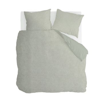 Basic & Tough dekbedovertrek 200x200cm theegroen