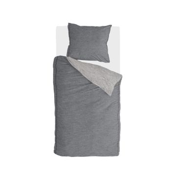 Casual Beauty dekbedovertrek 140x220cm grijs