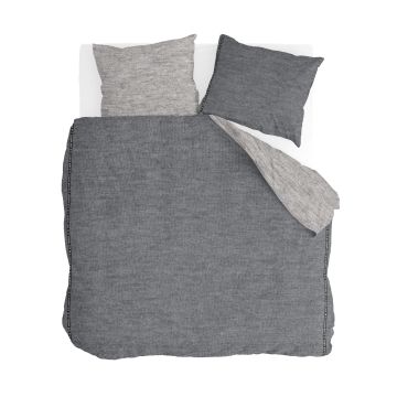 Casual Beauty dekbedovertrek 200x220cm grijs