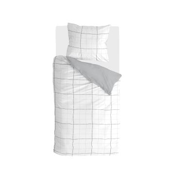 Four-Square dekbedovertrek 135x200cm wit