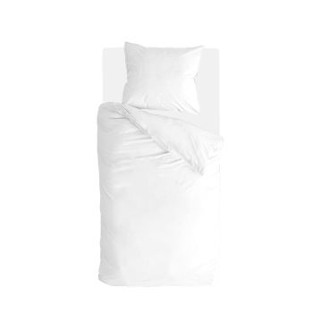 Pretty Pom Pom dekbedovertrek 140x220cm wit