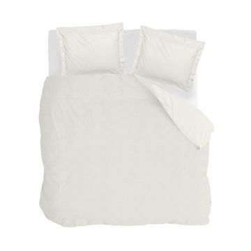 Vintage Club dekbedovertrek 200x220cm zandkleur