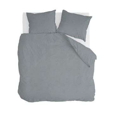 Vintage Cotton dekbedovertrek 200x220cm olifant grijs