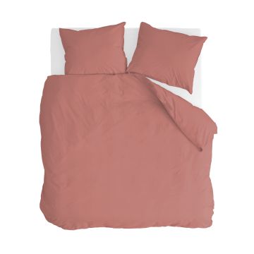 Vintage Cotton dekbedovertrek 200x220cm terra