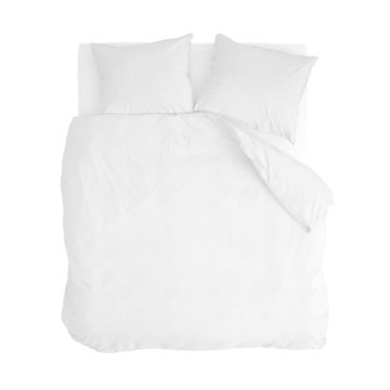 Vintage Cotton dekbedovertrek 200x220cm wit