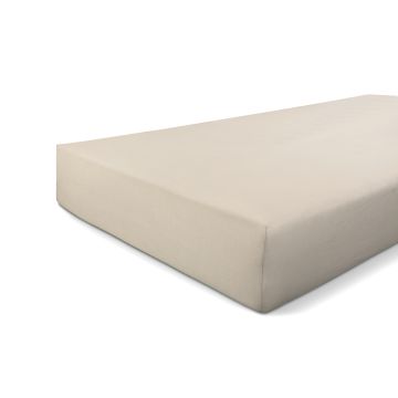 Jersey Stretch hoeslaken 90x220cm zandkleur