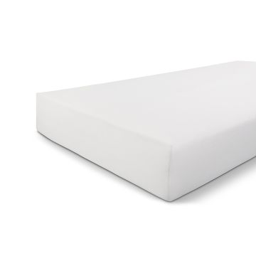Jersey Stretch hoeslaken 90x220cm wit