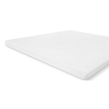 Cotton Cover topper molton 90x200cm wit
