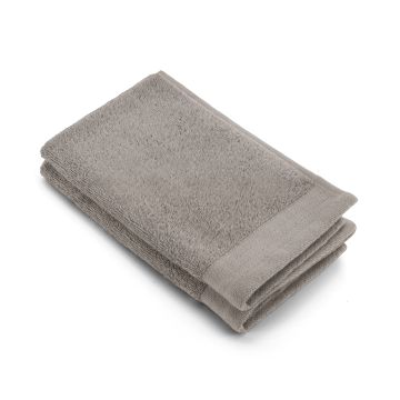 Soft Cotton gastendoek 30x50cm taupe (2 stuks)