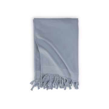 Soft Cotton hamamdoek/fouta 100x180cm blauw