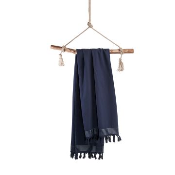 Soft Cotton hamamdoek/fouta 100x180cm navy