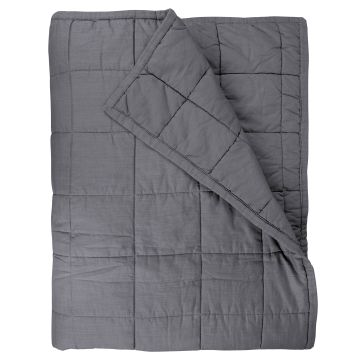 Luxury Touch plaid 240x260cm antraciet