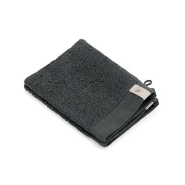 Soft Cotton I washand 16x21cm antraciet (2 stuks)