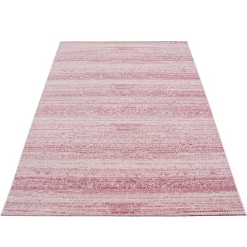 Plus vloerkleed laagpolig rechthoek 120x170cm roze