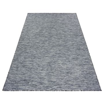 Mambo buitenkleed platgeweven rechthoek 160x230cm antraciet