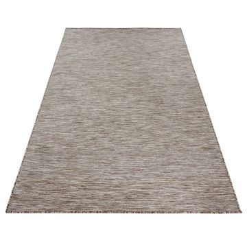 Mambo buitenkleed platgeweven rechthoek 160x230cm beige