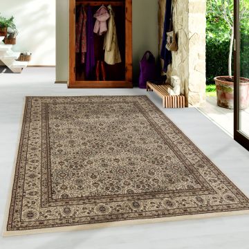 Kashmir Hereke vloerkleed laagpolig rechthoek 300x400cm beige