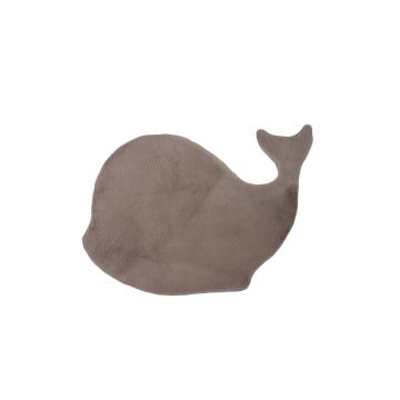 Caty Walvis effen kindervloerkleed fluffy hoogpolig 80x120cm beige