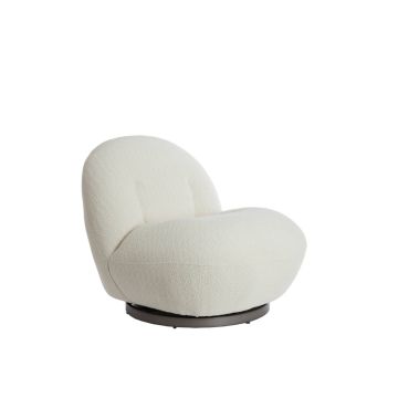 GUMACA fauteuil bouclé (lus) 90x77x72cm crème