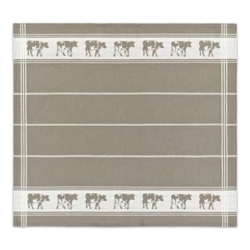 DDDDD Zwart Bont theedoek 60x65cm taupe (6 stuks)