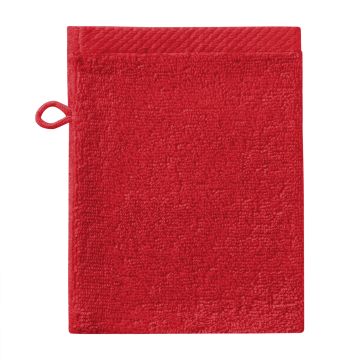 Seahorse Pure washand 16x21cm rood (3 stuks)