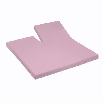 Cinderella enkele splittopper hoeslaken 140x200/210cm jersey candy roze (tot 15cm)